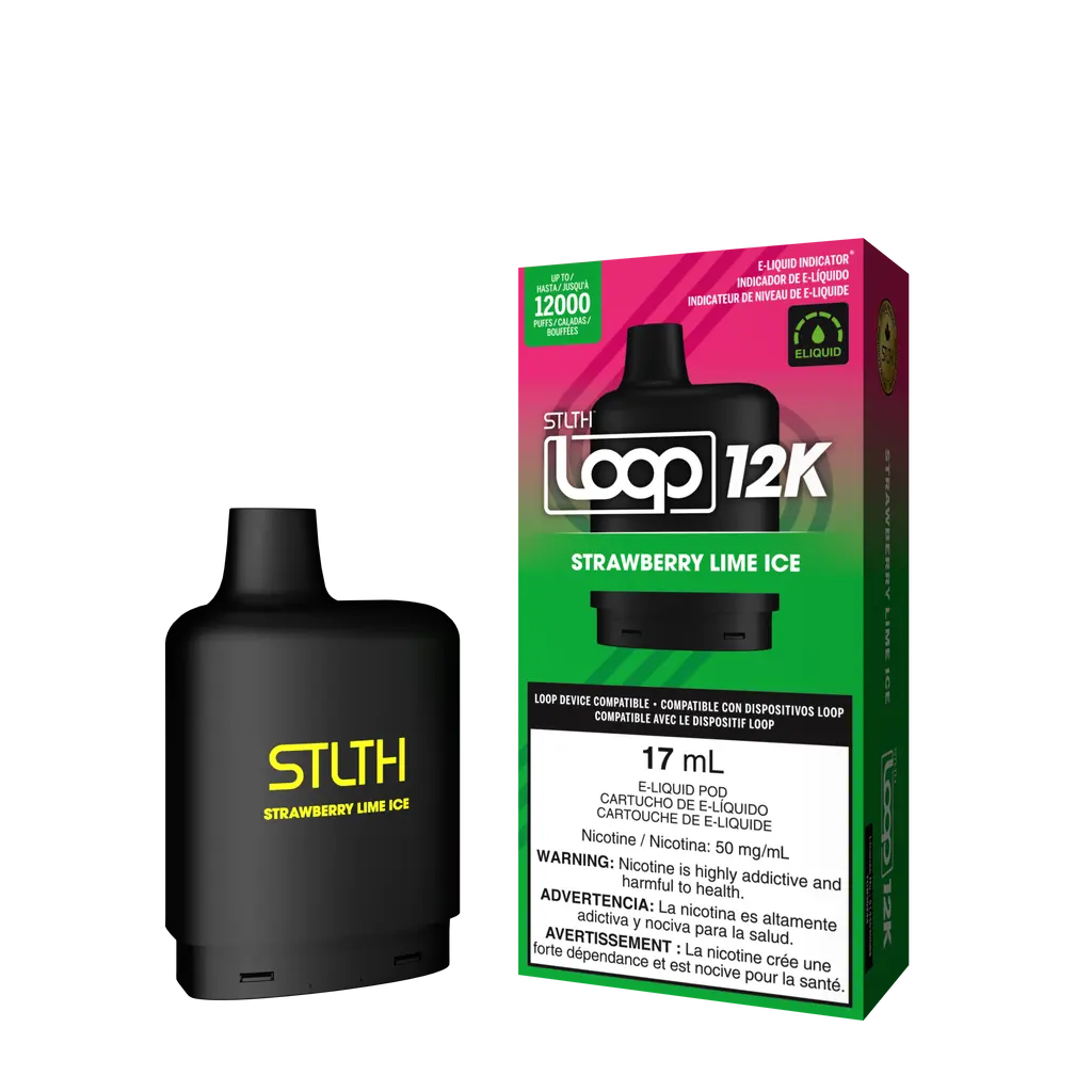 STLTH LOOP Pod 12K | Strawberry Lime Ice Stlth